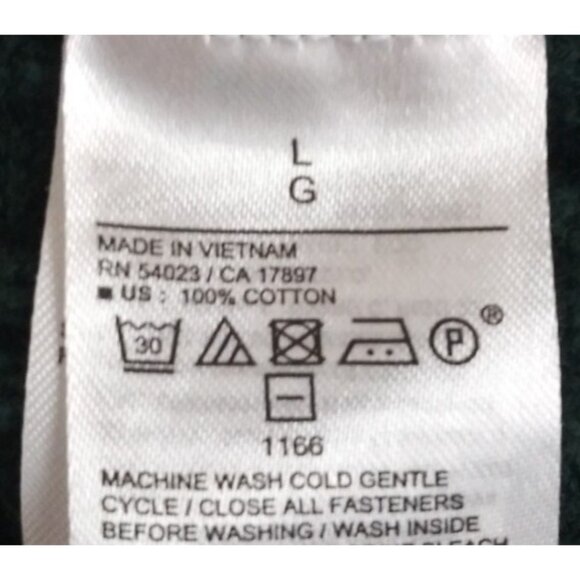 Old Navy Men's Dark Green Button-Down Cable Knit Polo Sweater Size Large - Picture 4 of 5